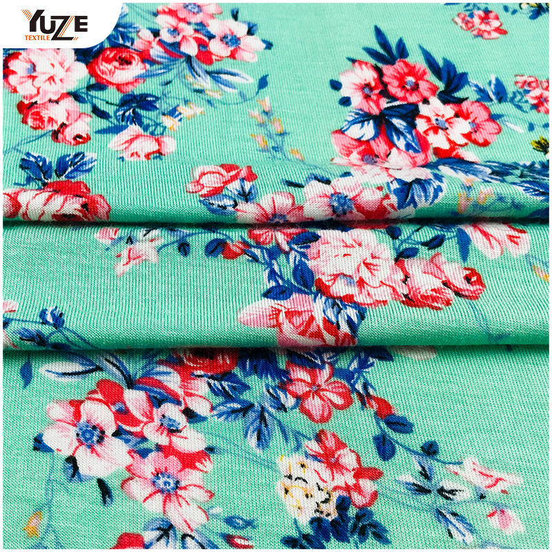 YZGTP-ES1018-2レーヨンジャージースパンデックスプリント