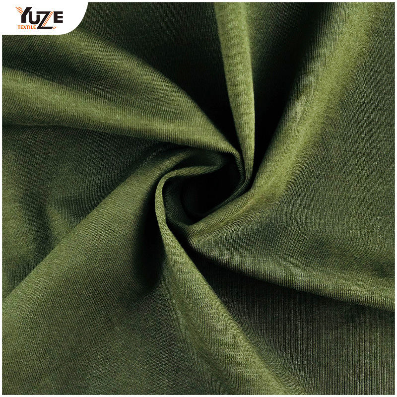 YZK-080029 40S CTNスパンジャージー付き酵素ウォッシュクールタッチ