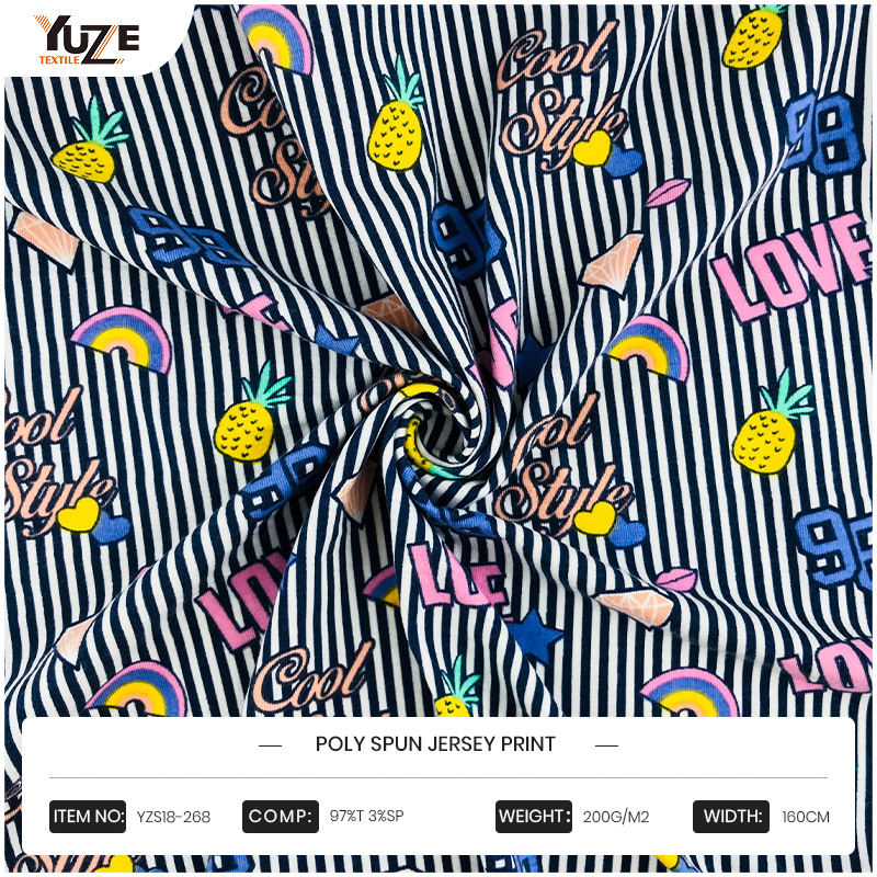 YZS18-268ポリスパンジャージープリント