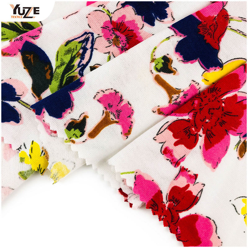 YZS18-455ポリスパンジャージースパンデックスプリント