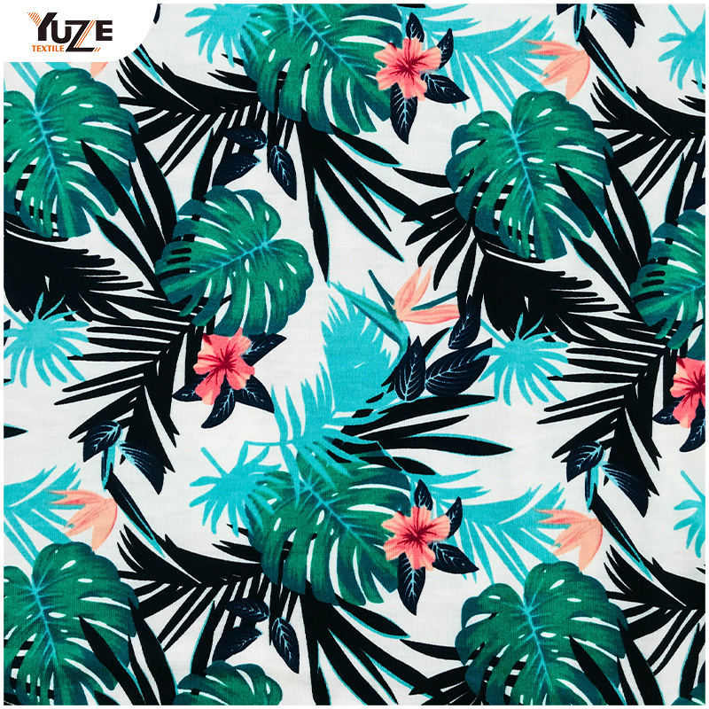 YZS18-701ポリスパンジャージースパンデックスプリント