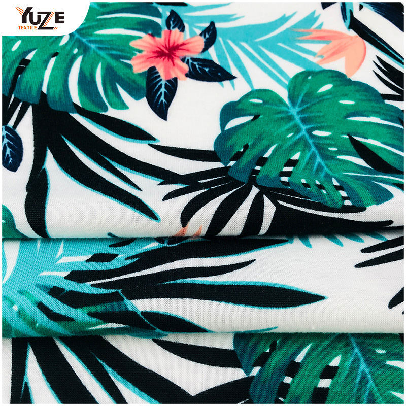 YZS18-701ポリスパンジャージースパンデックスプリント