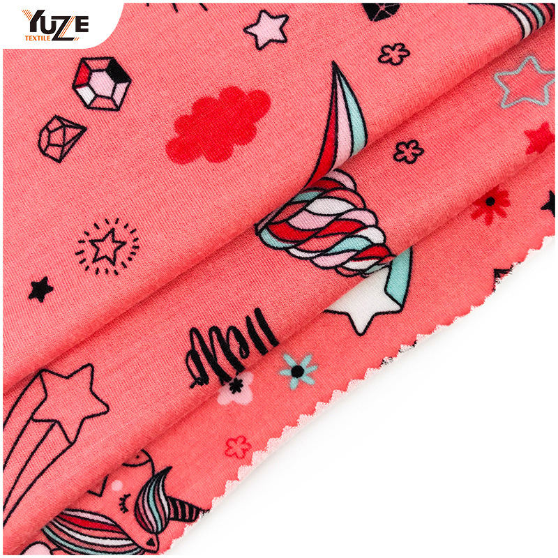 YZS18-775ポリスパンジャージースパンデックスプリント