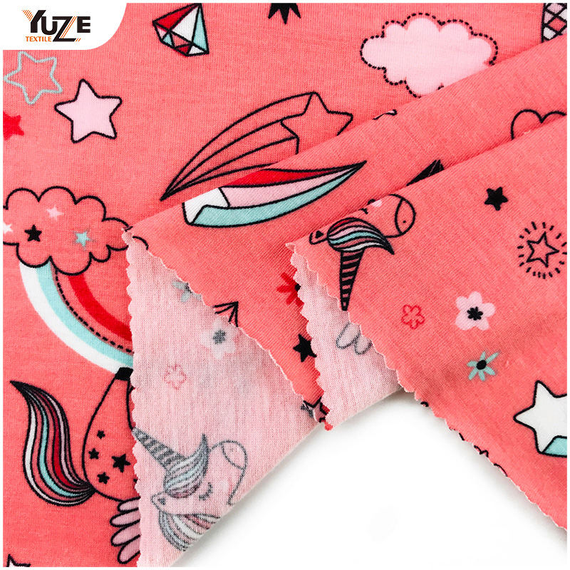 YZS18-775ポリスパンジャージースパンデックスプリント