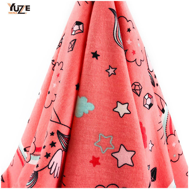 YZS18-775ポリスパンジャージースパンデックスプリント