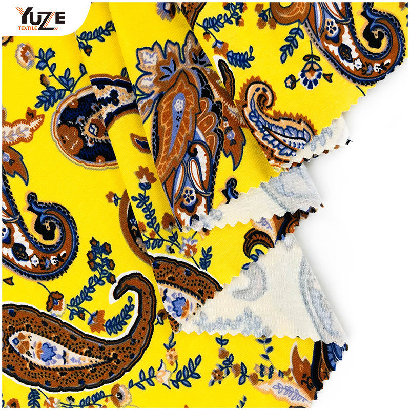 YZS21-125-2レーヨンOEスパンデックスプリント