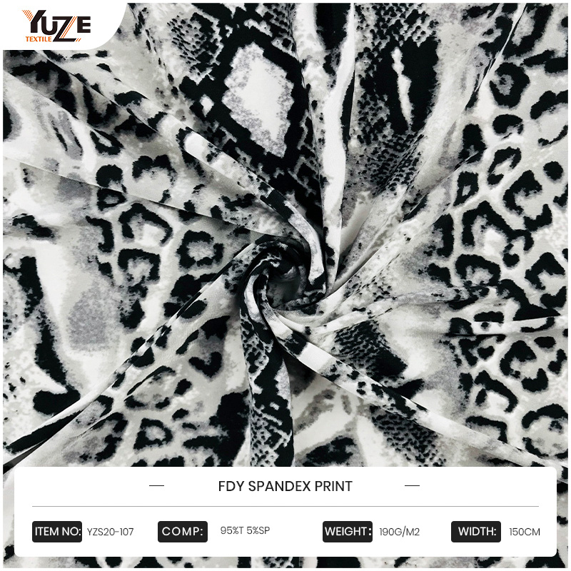 YZS20-107 FDY SPANDEXプリント