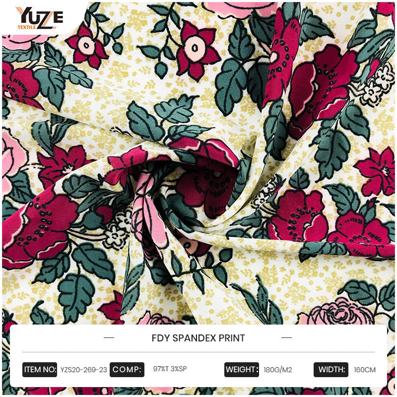 YZS20-269-23 FDY SPANDEXプリント
