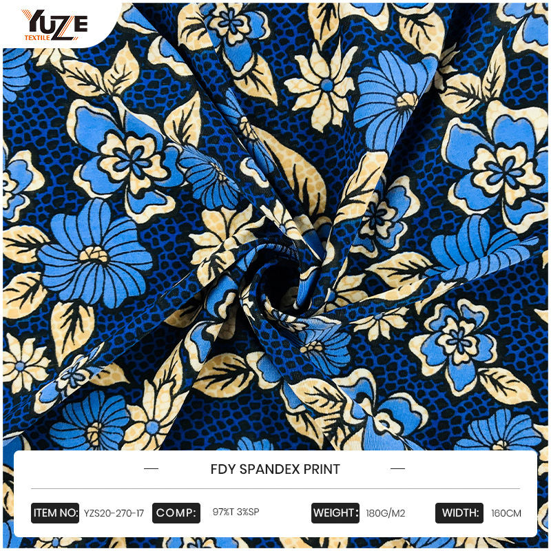 YZS20-270-17 FDYスパンデックスプリント