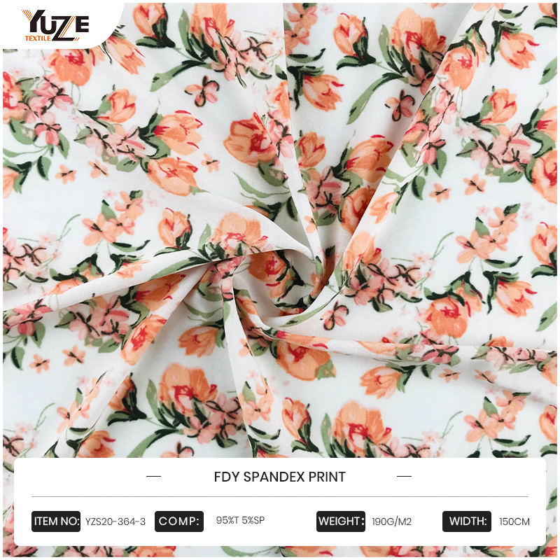 YZS20-364-3 FDYスパンデックスプリント