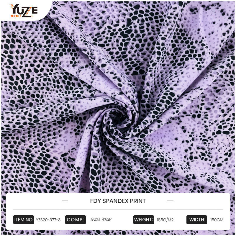 YZS20-377-3 FDYスパンデックスプリント