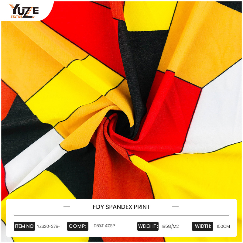 YZS20-378-1 fdyスパンデックスプリント