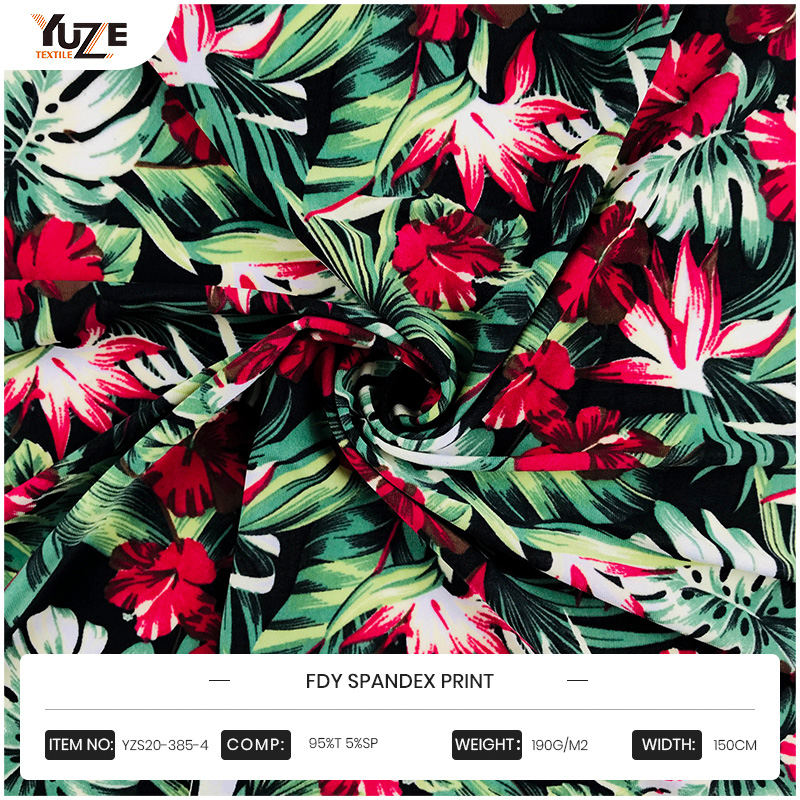 YZS20-385-4 fdyスパンデックスプリント