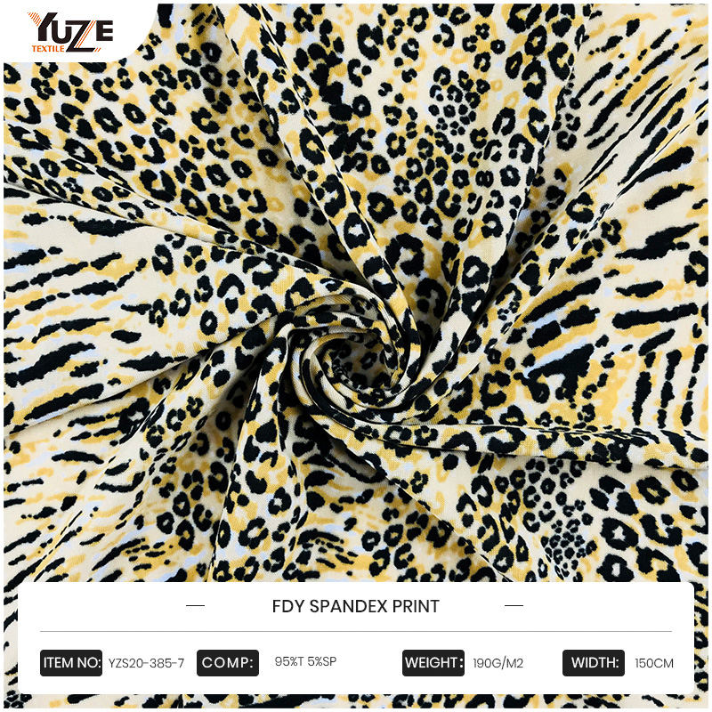 YZS20-385-7 FDYスパンデックスプリント