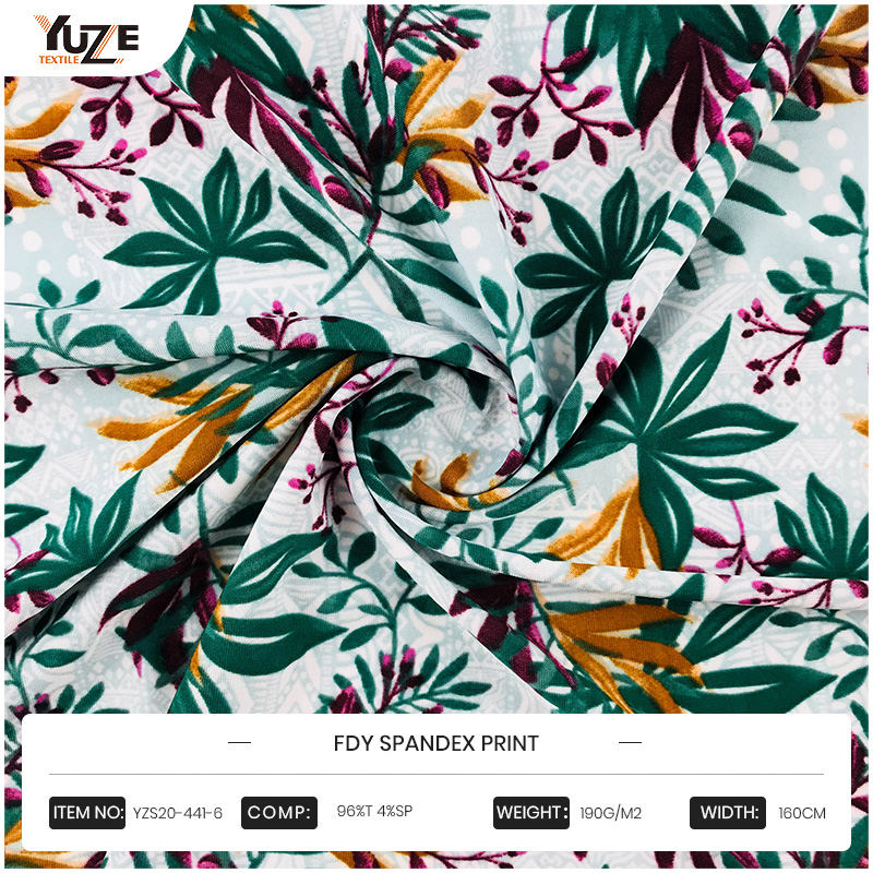 YZS20-441-6 FDYスパンデックスプリント