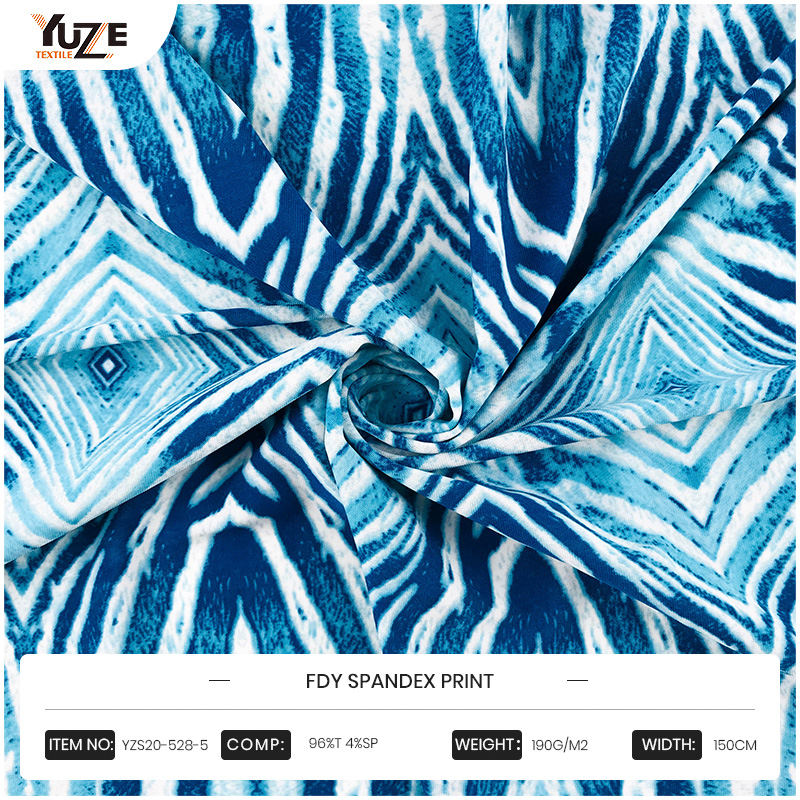 YZS20-528-5 fdyスパンデックスプリント