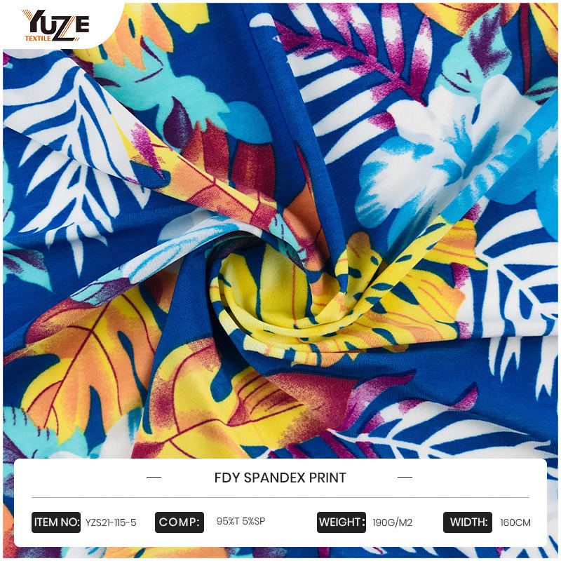 YZS21-115-5 fdyスパンデックスプリント