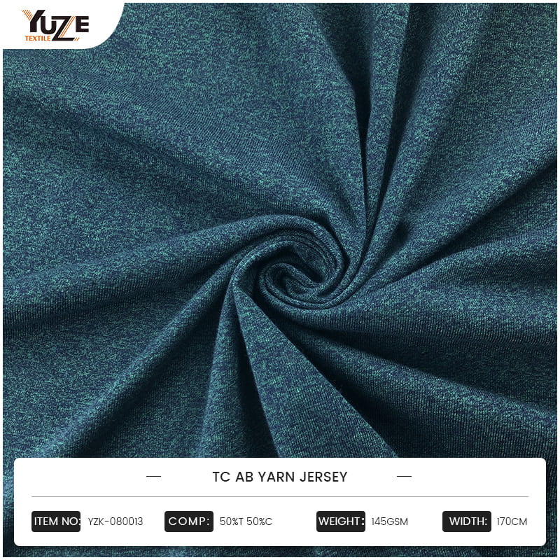 シングルジャージーファブリックの織り密度に応じて、適切な糸を選択する方法は？