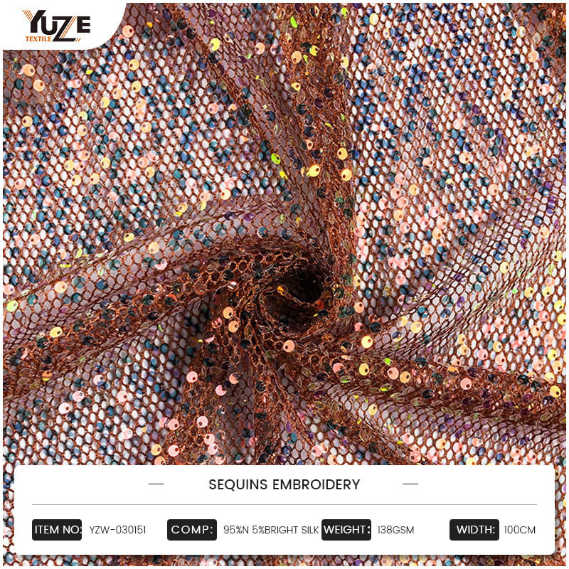 YZW-030151スパンコール刺繍